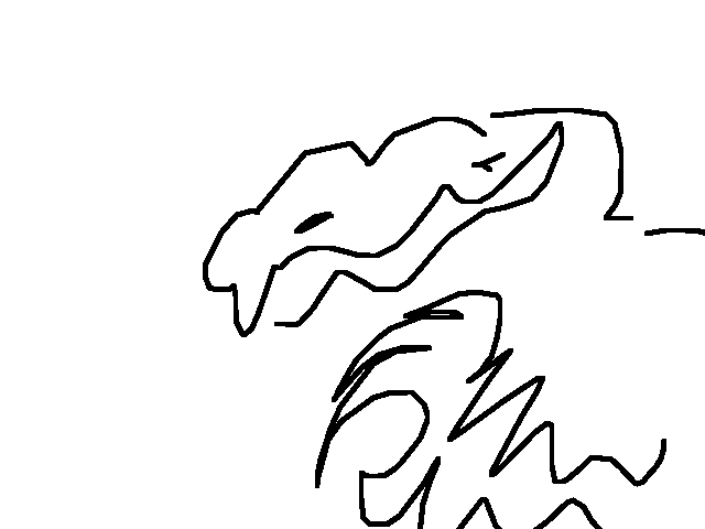 it looks like a cloud monster