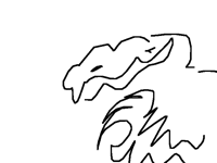it looks like a cloud monster