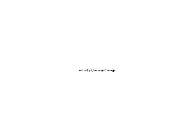tiny letters