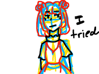 something one of my cousins drew over a year ago