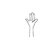 A totally normal hand