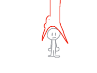 Footage of a monster eating up someone (but x1)