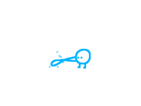 blowing raspberry