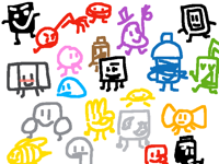 drawing all ON characters with one color