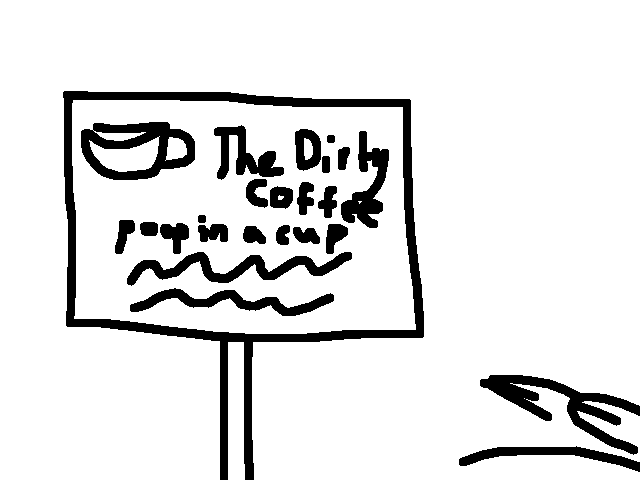 there was this really disgusting sign