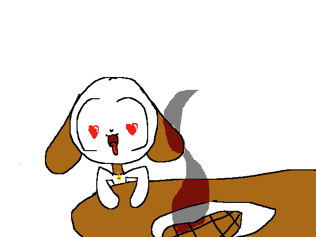 The Dog likes Meat!