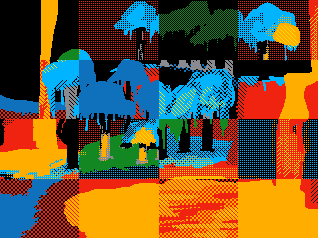 the background