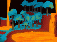 the background