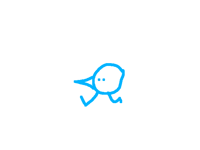 An attempt to animate with a left hand