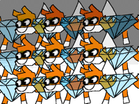 Basically minecraft foxes when they hostile