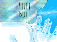 F l u f f b u t t o w o