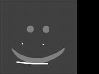 ︎