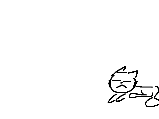 cursed leafy plush meets cats but animated wip