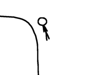 up the cliff