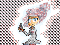 Lollipop as a human (made on phone)
