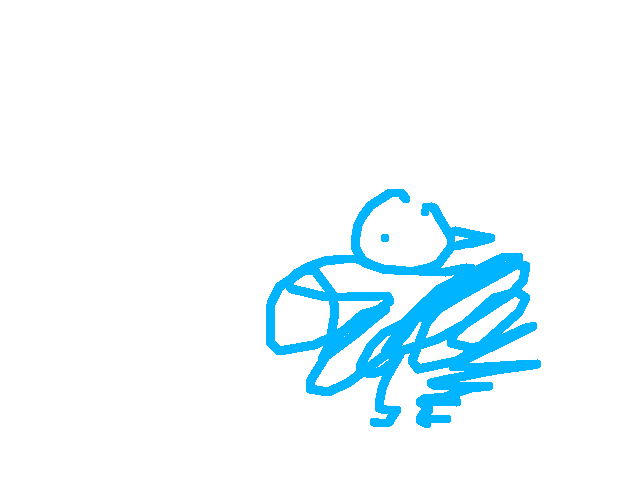 birb when shes bored