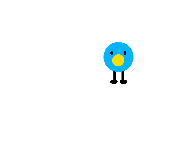 front 3D birb