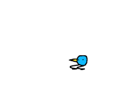 terribly animated birb