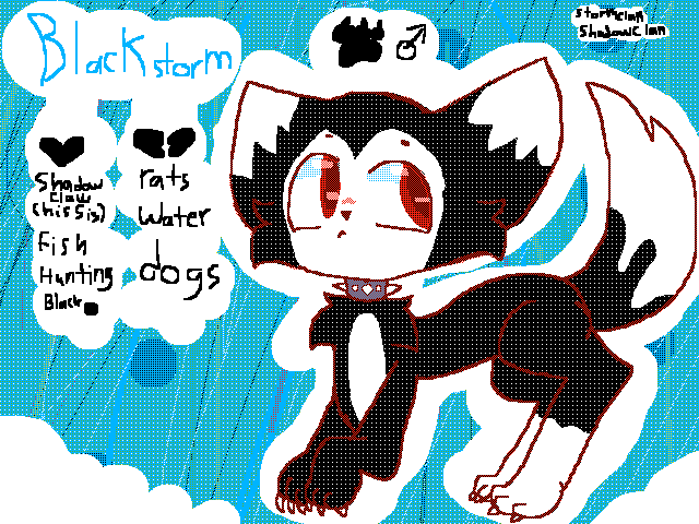 Blackstorm (my first male oc)