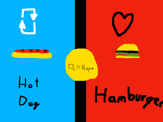 Hotdog or Hamburger