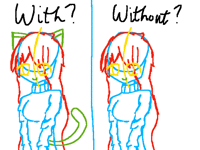 With or without the ears and tail?