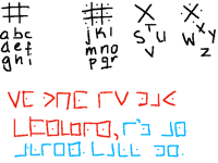 Try to decipher this using the codes.