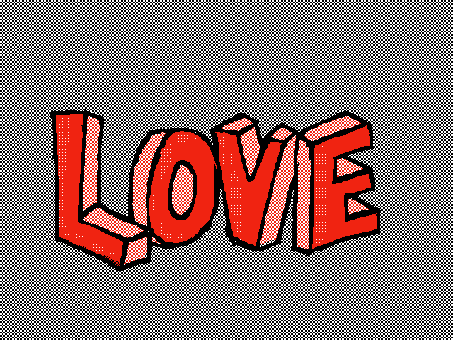 Blinking Love Sign:don't look too long. - warned-