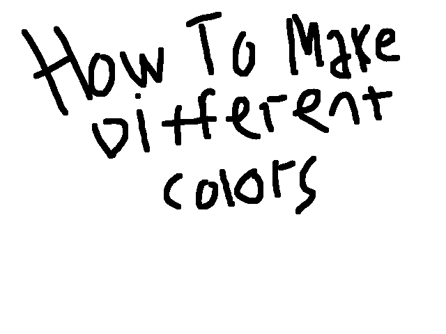 Different Color Guide