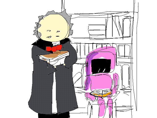 they in a library