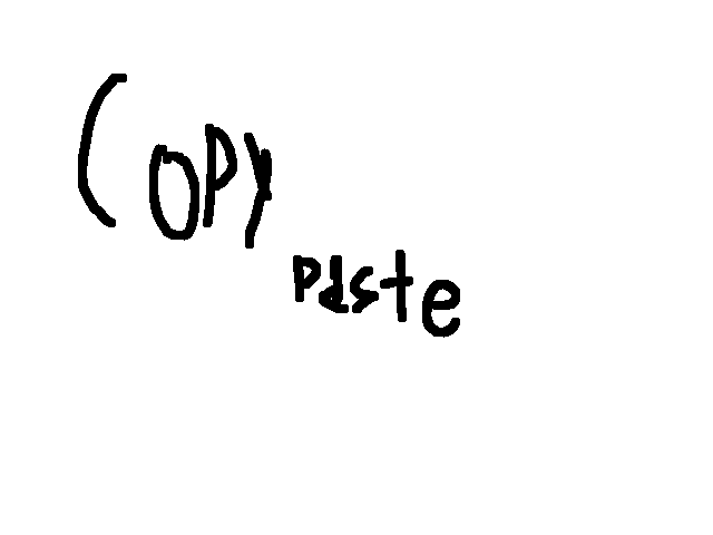 Copy Pasting Tutorial
