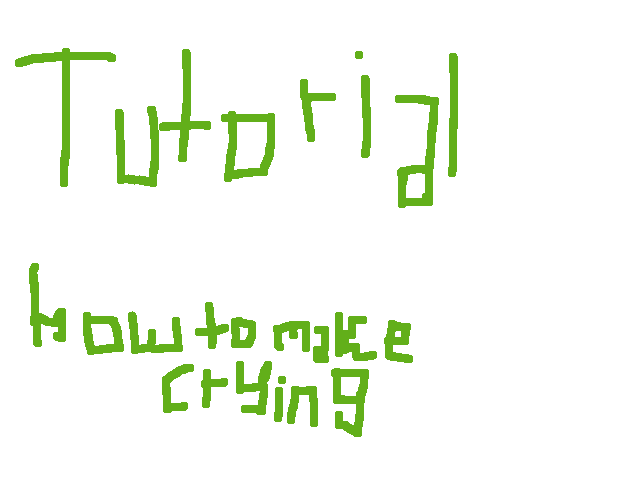 crying tutorial