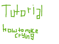 crying tutorial