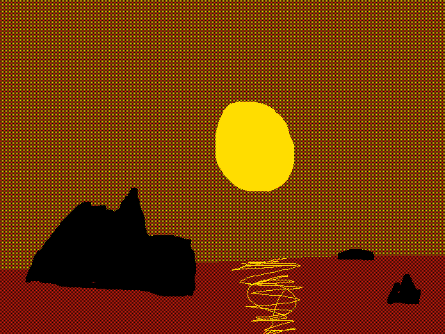 Sun Connected To Water Shine Connected to Black Mi