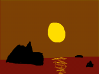 Sun Connected To Water Shine Connected to Black Mi