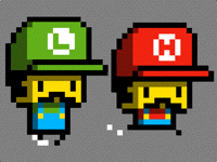 SUPER MARIO PIXEL
