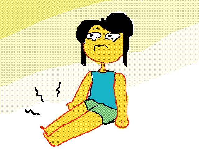 My big fat leg is not felling gud