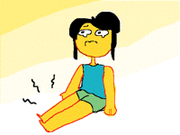 My big fat leg is not felling gud