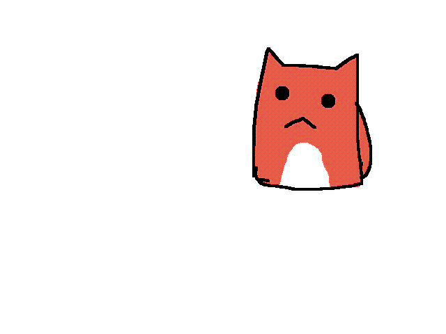 CAT SHAKING HER TAIL (simple)