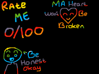 Or you can tell me how to improve