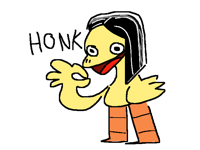 Momo (Not scary but hella cartoonish)