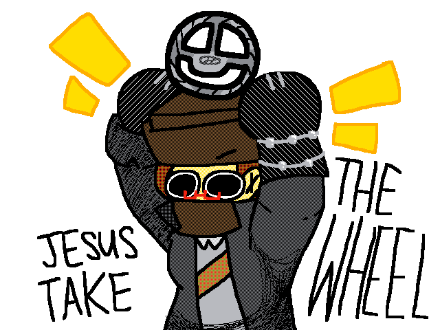 jESUS tAkE tHE whEEL- (color test)