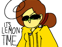Soo I got green glasses and a yellow jacket..