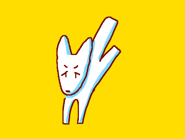 There he go