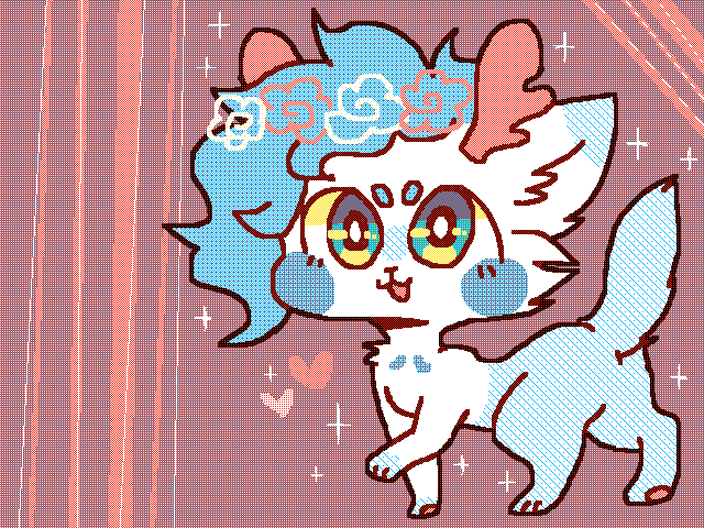 +.• Art trade w/ @puddiie •.+
