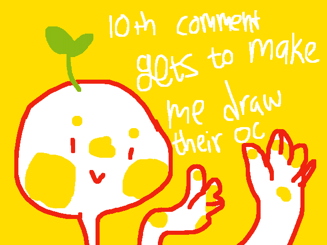 10th comment gets their oc drawn