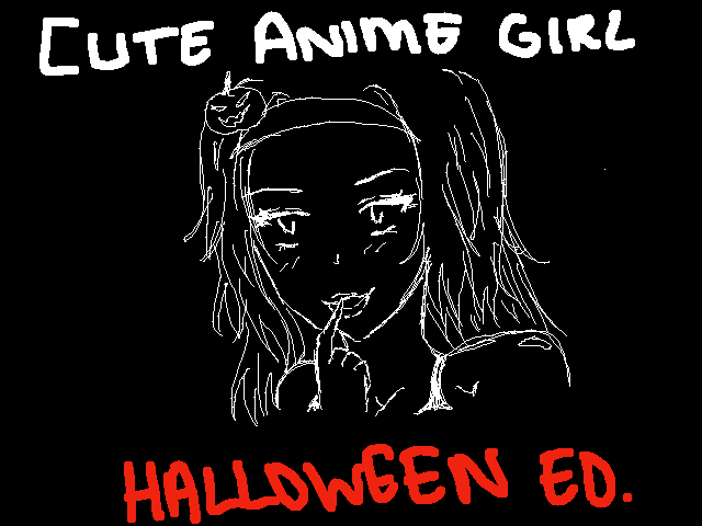 Contest - Cute Halloween Anime Girl