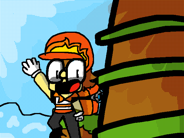 Made this drawing by listening to Spiral Mountain
