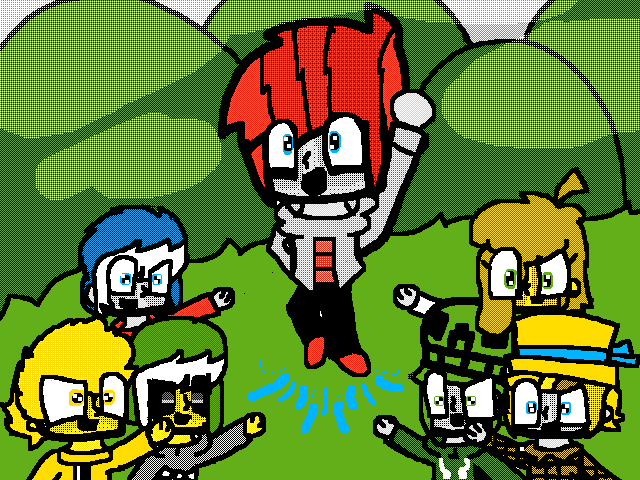 I Drew This To Be My Twitter Profile.