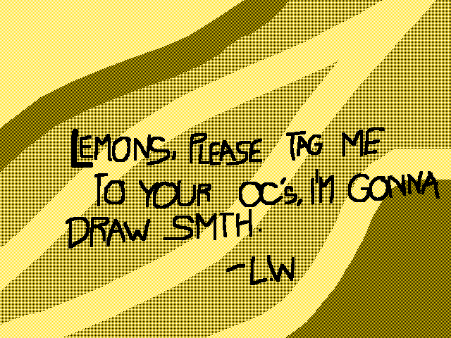 Lemons, please notice this