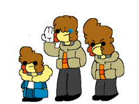 Make art of these three bois lol